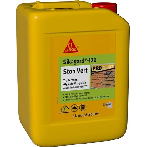 SIKA Trattamento alghicida e fungicida - Sikagard-120 Stop Green - 5L