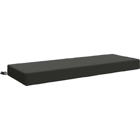 Seat Cushion SOEST 100% Polyester Anthracite 120 x 40 x 10 cm vidaXL (1/5)