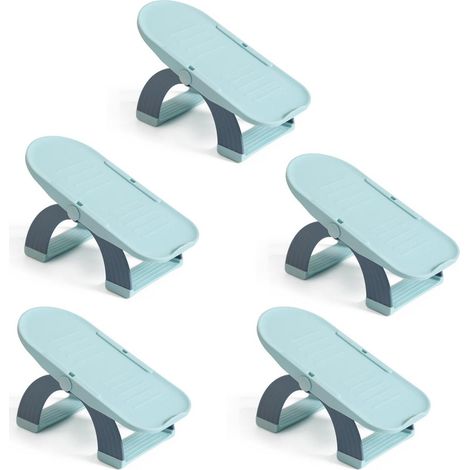 Eosnow 5 teile/satz Einstellbare Schuh Organizer Doppel Schicht Schuh Stapler Platzsparende Hause Schuh Rack Halter