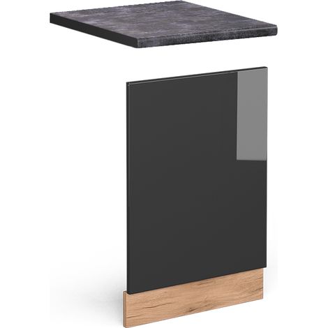 Pannello frontale R-Line, Antracite lucido, 45 cm , PL Antracite, Vicco