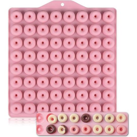 1 Moule en Silicone, Forme Ronde, Anti-adhésif, Pour Chocolat, Bonbon, Glace, Pâtisserie, Cuisson au Four