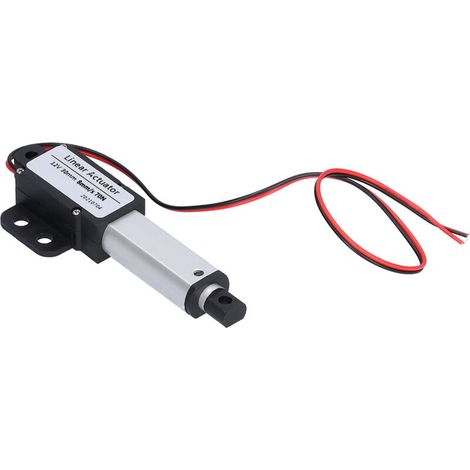 Actionneur Linéaire Électrique Mini 12V DC - Course 30mm, Protection Court-Circuit, Vis Type T, 70N Force, Faible Bruit (1/5)