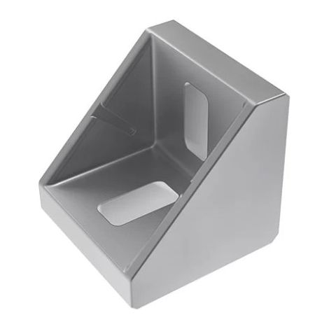 Equerre de fixation RS PRO, profilé 42 mm, filetage M8, rainure 10mm en Aluminium moulé ( Prix pour 1 )