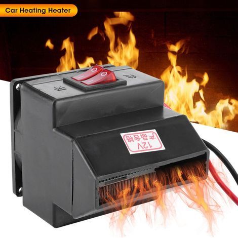 Chauffage de voiture, dégivreur automatique, désembueur, désembueur, réchauffeur d'air noir, 12V, 260W (1/4)