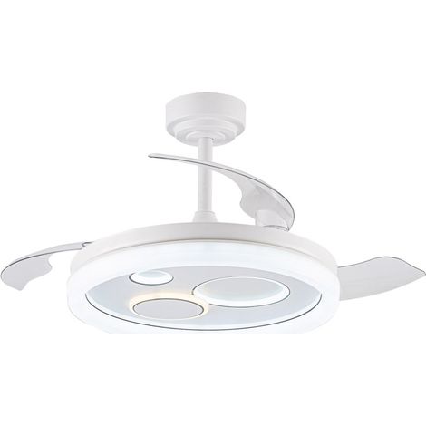 Ventilador LED aspas plegables Naira Blanco 50W 6000Lm CCT (1/5)