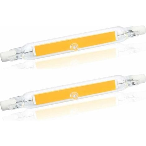 5W R7S 78MM Ampoule LED de J78 COB filament, 500 lumens 360 degrés, ampoule halogène 30W 48W 50W équivalent, parfait pour maison, cuisine, pièce, balcon, bureau, etc (2pcs, Blanc Chaud 2700K)-LIAIKI (1/5)