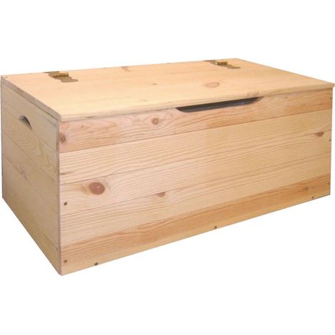 Blazed Truhe aus massivem Holz bringt alles, was mit Wooderiamo - Maxi 100x40xH50 cm