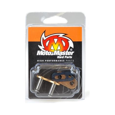 Eslabón de conexión Moto-master para cadena V2-520 (SIN juntas tóricas) color dorado - 1 pieza