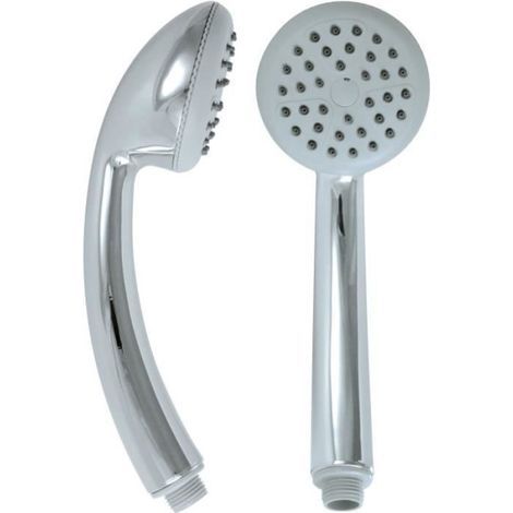 Douchette 1 jet Tamari Chrome - ROUSSEAU - ABS - Anti-calcaire - Economie d'eau - Garantie 5 ans (1/2)