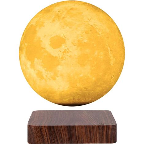 Lumière De Lune Suspension Magnétique Lumière De Lune Romantique Lumière Flottante Impression 3D Home Decor Accessoires14cm (1/3)