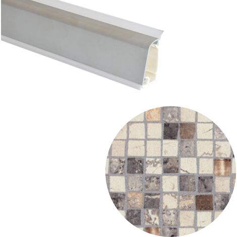 ALZATINA TRAPEZOIDALE BISANZIO CREMA 300CM