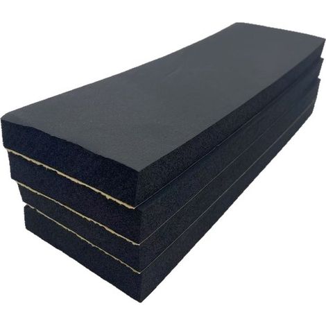 Espuma protectora autoadhesiva para puertas de coche, 4 piezas, 30 x 10 x 2 cm, resistente a los golpes, color negro (1/5)