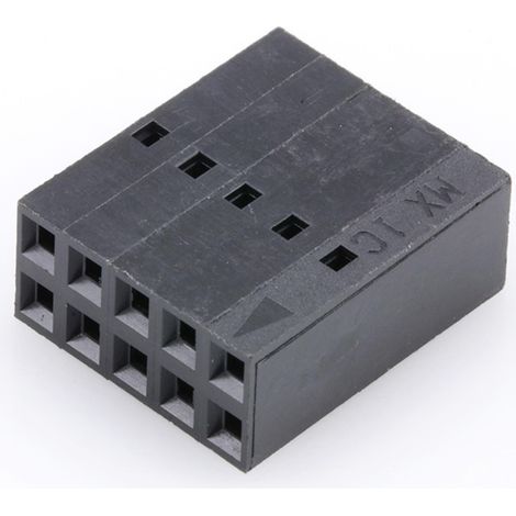 Molex Buchsengehäuse-Kabel Polzahl Gesamt 10 Rastermaß: 2.54 mm 22552101 1 St. Bag