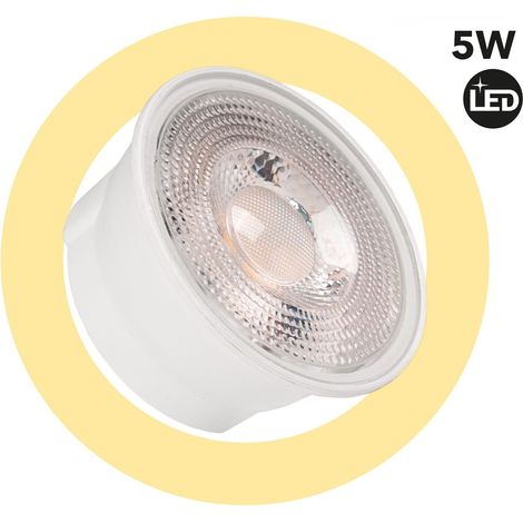 Module LED 5W pour anneau encastré MR16 - Design slim - 50º - - Blanc Chaud