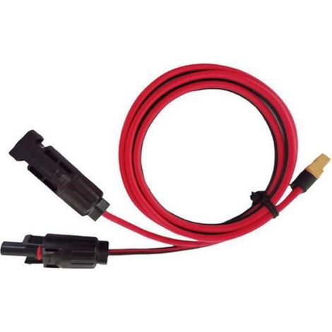 Câble Panneau Solaire - 12 AWG - Connecteur XT60 Femelle - 60 cm - Pour Générateur Portable et Batterie Lithium (1/5)