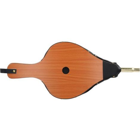 Soufflet Cheminee - Bois Composite Et Cuir - 45 5 X 19 7 Cm - Pour Foyer Poêle Barbecue Camping - 1 Piece (1/5)