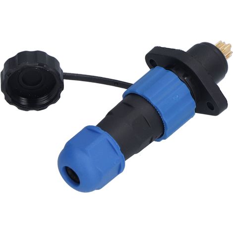 SP13 7-poliger Industrie-Steckverbinder, IP68 wasserdicht, Flanschstecker (männlich/weiblich), für Schalttafelmontage, Luftfahrt, 250 V, 5 A (1/5)
