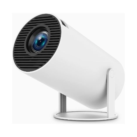 Filiyano – Projecteur home cinéma portable LCD 4 K Ultra HD, sans fil, avec fonction de duplication d'écran (blanc). (1/5)