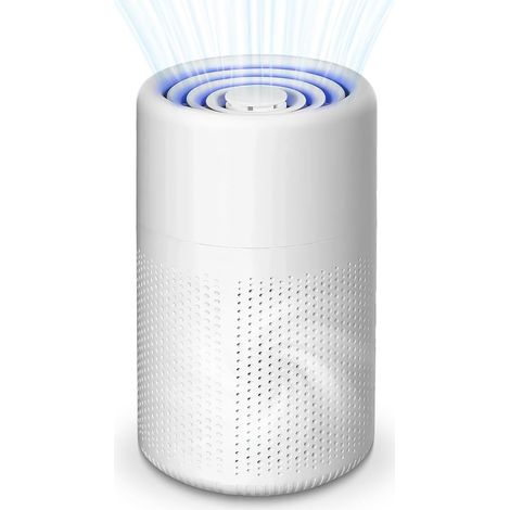 Purificateur d’Air HEPA pour Allergies avec Triple Filtration Préfiltre + Filtre HEPA + Charbon Actif, Élimine Pollen, Poils d’Animaux, Fumée et Odeurs, Idéal Chambre et Bureau (1/5)