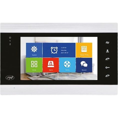 Interphone Vidéo Intelligent - SafeHome PT720MW - Écran 7 pouces - Résolution 1024x600 - Compatible Tuya Smart