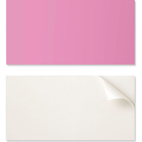 Panel de PVC adhesivo con motivo, perfecto para pasillo, 100x50 cm, color rosa pastel.