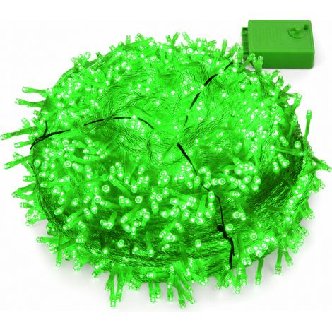 Guirlande Lumineuse LED Verte Étanche pour Extérieur, Décoration de Noël avec 1600 LED (1/5)