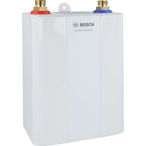 Bosch – Chauffe-eau instantané 4500W – Installation verticale – Électrique – Tension 230V – IP24D – 10 bar – 15 dB – 140 mm de large