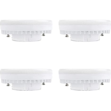 Lot de 4 spots LED GX53 9 W blanc chaud 3000 K, 900 lm, 230 V CA, non dimmables (1/5)