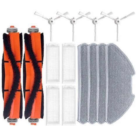 Accessoires pour aspirateur robot Xiaomi Mi Robot Vacuum-Mop 2 Pro / Lite MJST1SHW MJSTL : filtre, brosse latérale principale et accessoires pour aspirateur robot. (1/5)