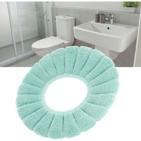 WC-Sitzbezug, warm und waschbar, universell, grün. (1/5)
