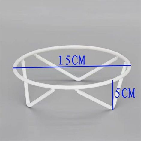 Support Pour Ballons De Basket Et De Football - En Fer - Noir - 15 X 5 Cm - 2 Pièces (1/5)
