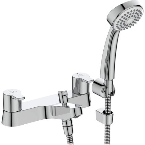 Ideal Standard Calista Dual Control Bath Shower Mixer with Shower Set - Chrome (1/5)