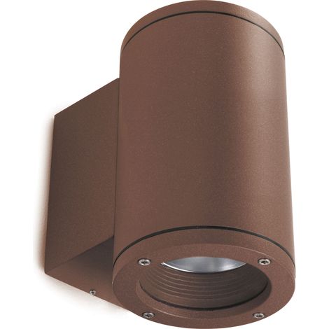 Aplique de pared SETH redondo LED SMD AC 17,60 W 2125 lm 3000 K CRI80 IP65 Marrón óxido (1/3)