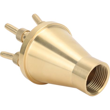Buse de fontaine en cuivre à jet direct, tête d'arrosage universelle réglable pour piscine et jardin G1 pouce (1/5)