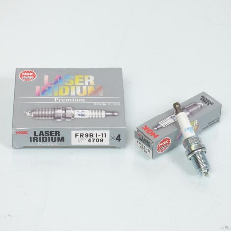 Zündkerze ngk fr9bi-11 / 4709 laser iridium x4 neu für Motorrad (1/3)
