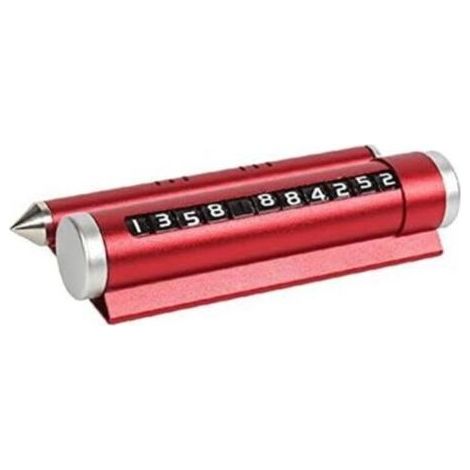 Marteau d'urgence multifonction pour téléphones portables Rouge (1/4)