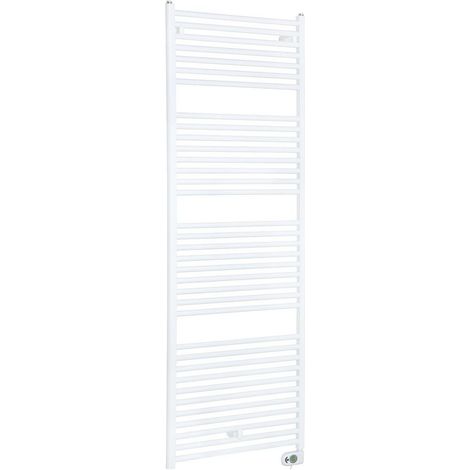 Fondital Handtuchheizkörper eCOOL ED, 300 W, 933x478x25,8mm, Aluminium, Weiß RAL 9010 (1/3)