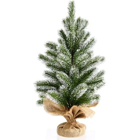 Mini sapin de Noël, sapin de Noël à l'aspect authentique, petit sapin de Noël artificiel, arbre de Noël de table, sapin de Noël de table (1/5)