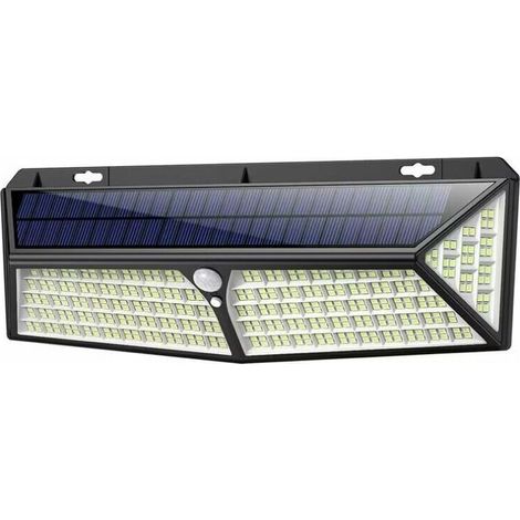 Lampe Solaire Extérieur 430 LED Détecteur de mouvement éclairage Solaire Extérieur Spot sans Fil Sécurité étanche Lumière Solaire pour Jardin,Fonepro (1/5)