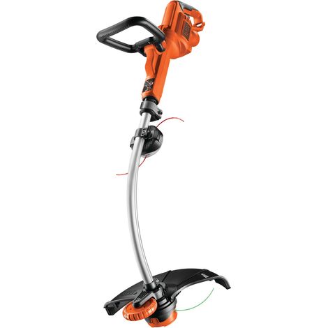 Black & Decker – Coupe-bordure électrique filaire 900 W – Largeur de coupe 35 cm – Transmission bi-étagée E-Drive – Précision de coupe 180° (1/10)