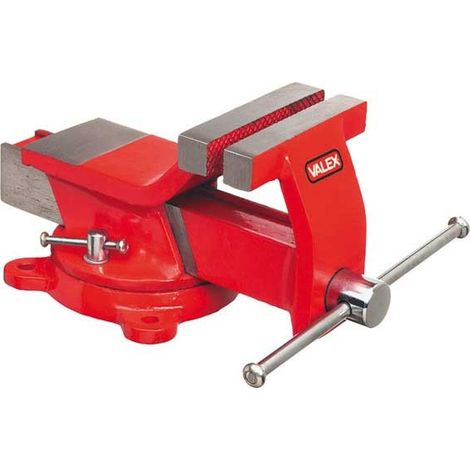 Étau d'établi rotatif en acier VALEX 1451557 de 100 mm (1/2)