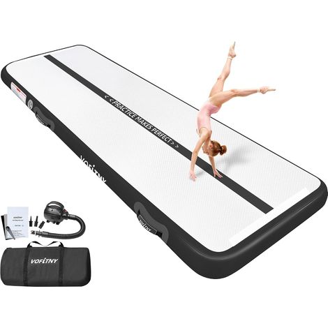 Inflatable Mat 10/20 cm Thick, 9.8/5.1/6.4/20 Feet, Training Mat for Home, Park and Water Yoga Mat (1/5)
