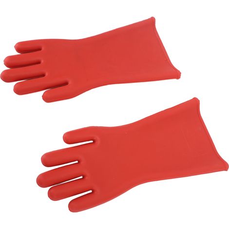 1 paire de gants isolants électriques en caoutchouc classe 00, gants isolants haute tension pour réparation d'électriciens 12 kV (1/5)