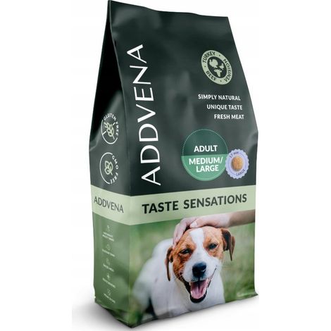 Croquettes pour chien ADDVENA TASTE SENSATIONS Adulte Grand Dinde 10 kg (1/5)