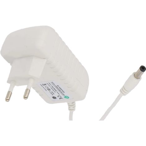 POSB05200A-WH: Schaltnetzteil 5V/2A/10W weiß, horizontaler Adapter, Netzanschlussbuchse: CEE7/16, Gleichstromstecker: 2,1/5,5(+)