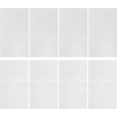 4 Autocollants d'Avertissement pour Vitres et Murs, Intérieur et Extérieur, 60x36.5cm, Messages en Anglais (1/5)