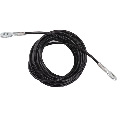 Verstellbares Fitnesskabel für das Heim-Fitnessstudio, aus robustem Stahldraht, Fitnesszubehör, schwarz, Größe 3, 4 m / 13,1 ft (1/5)
