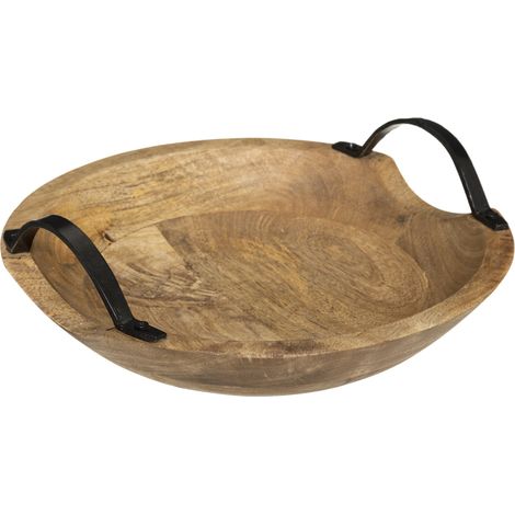 Dekoschale aus Mangoholz, Ø 30 cm (1/2)