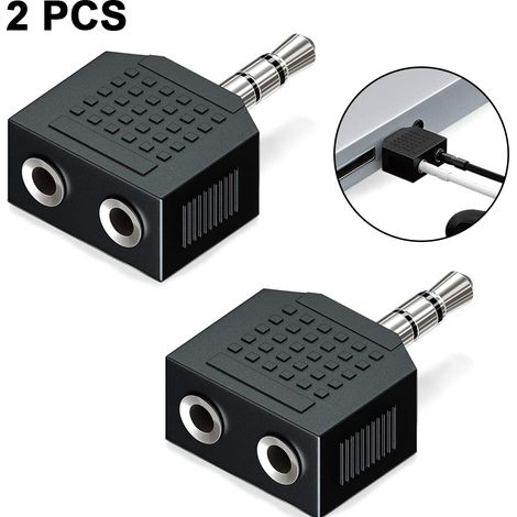 Adaptateur audio 3,5 un point deux 3,5 révolution deux adaptateur casque femelle 3,5 prise coupleur