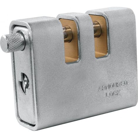 Corbin - Lucchetto Catenaccio Corazzato Acciaio Doppia Mandata 80mm Corbin - (1/2)